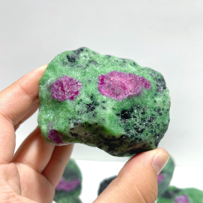 10 Pieces Large Raw Ruby Zoisite Specimen - Wholesale Crystals