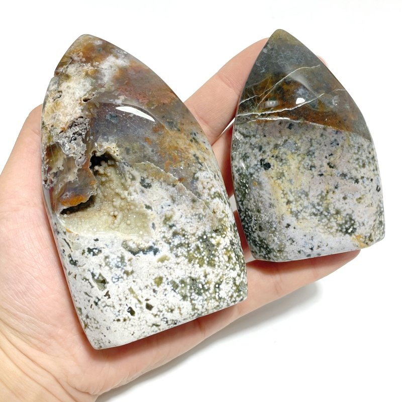 10 Pieces Ocean Jasper Arrow Head Shape Home Decor - Wholesale Crystals