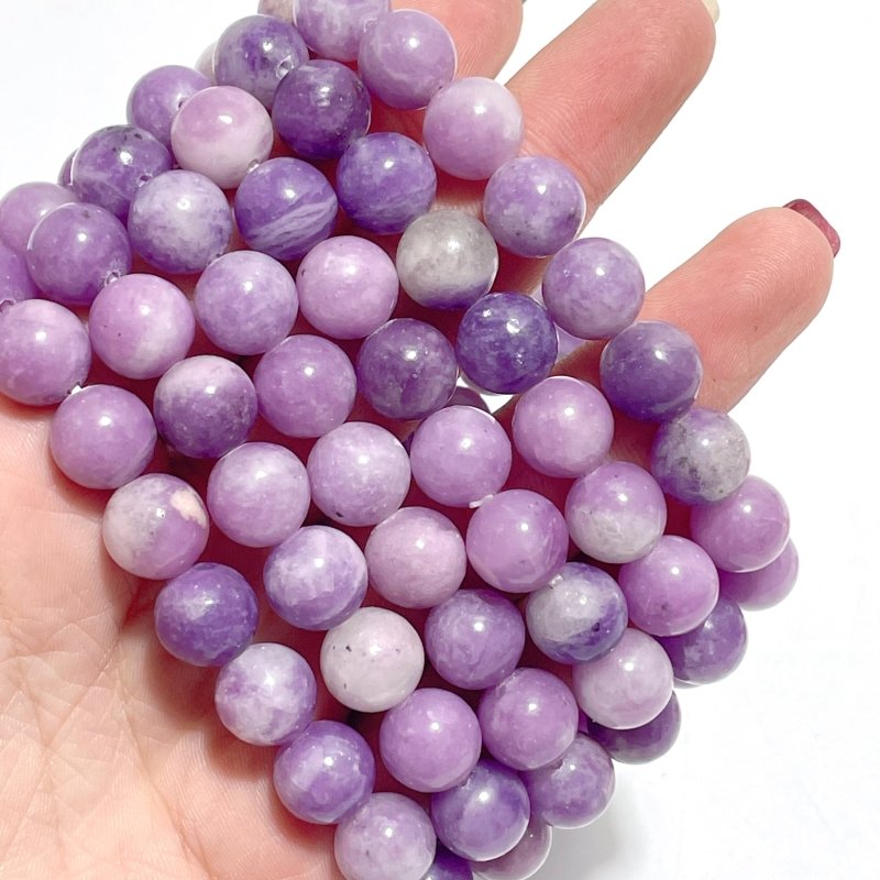 10MM Lepidolite Bracelet Wholesale - Wholesale Crystals