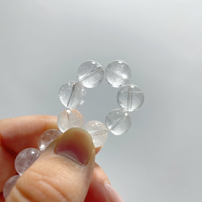 10mm/11mm Clear Quartz Bracelet Wholesale - Wholesale Crystals