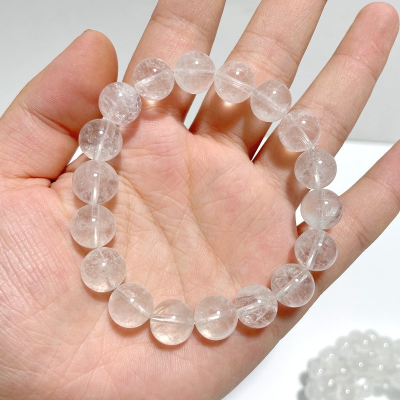 10mm/11mm Clear Quartz Bracelet Wholesale - Wholesale Crystals