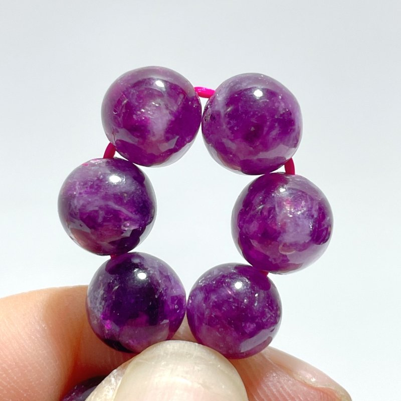 11 Pieces Beautiful Spark Lepidolite High Quality Bracelets (HGUB26) - Wholesale Crystals