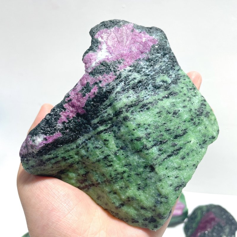 11 Pieces Large Raw Ruby Zoisite Specimen - Wholesale Crystals