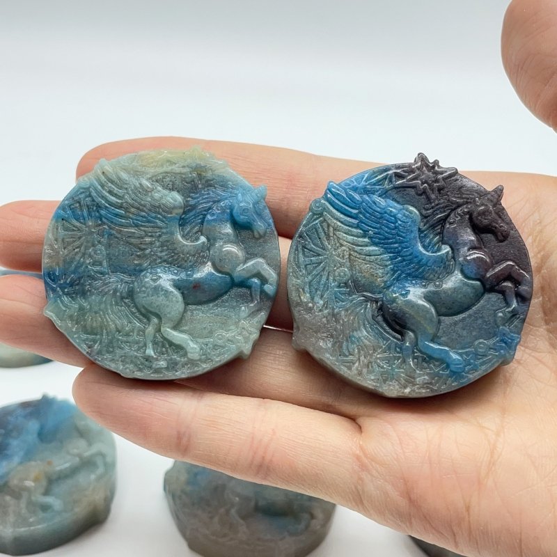 11 Pieces Trolleite Stone Pegasus Crystal Carving -Wholesale Crystals