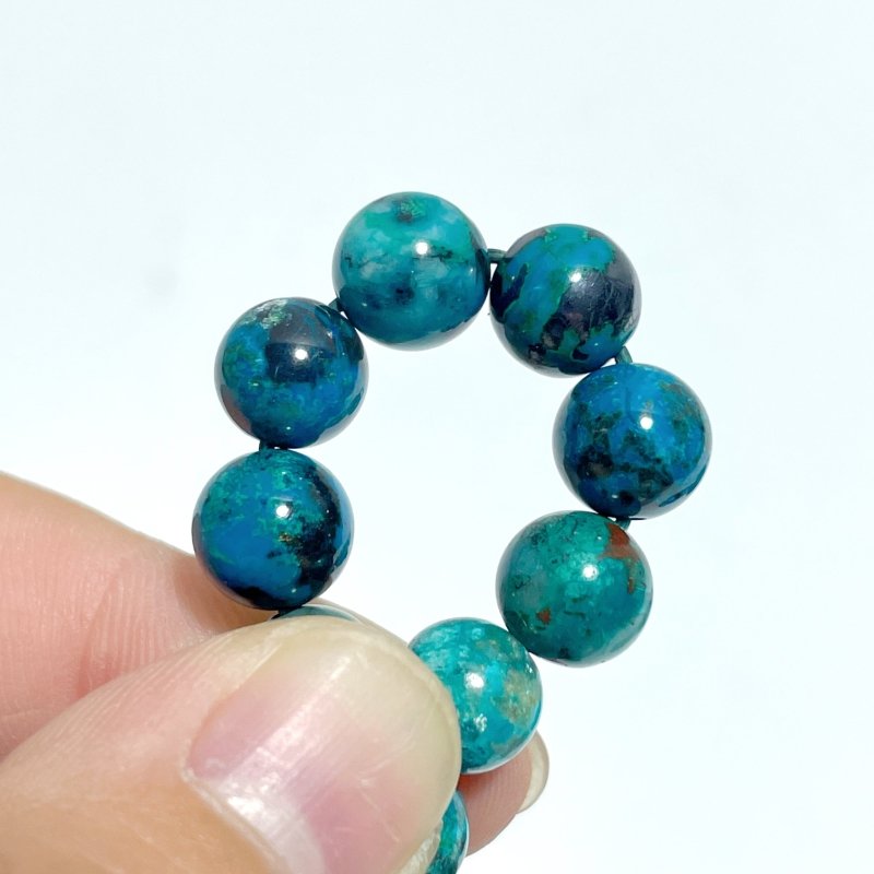 13 Pieces 8mm Chrysocolla Bracelets - Wholesale Crystals