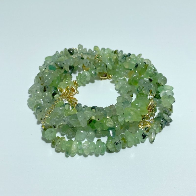 13 Types Chip Bracelets Wholesale Obsidian Rutile Quartz Clear Quartz - Wholesale Crystals