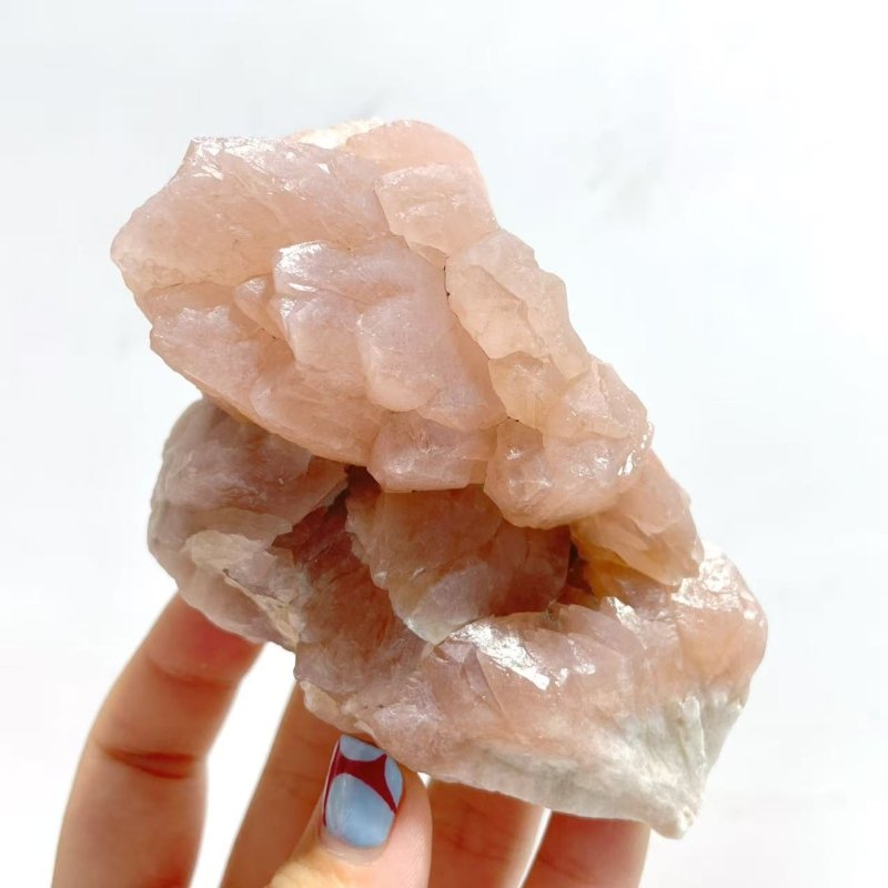 14 Pieces Raw Pink Quartz Specimen - Wholesale Crystals
