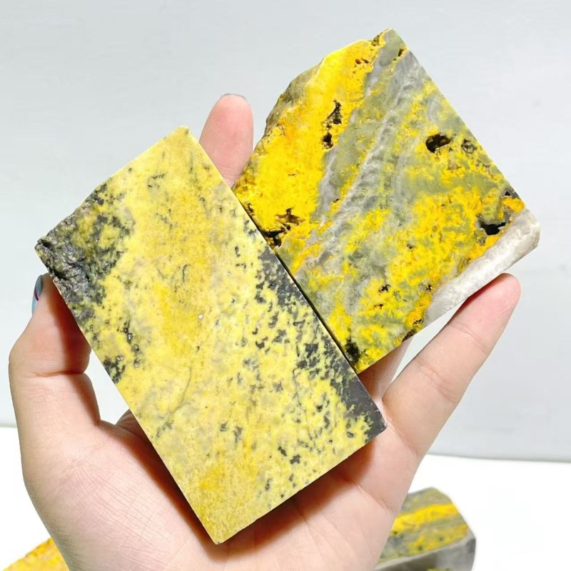 15 Pieces Beautiful Bumble Bee Jasper Polished Home Decor - Wholesale Crystals