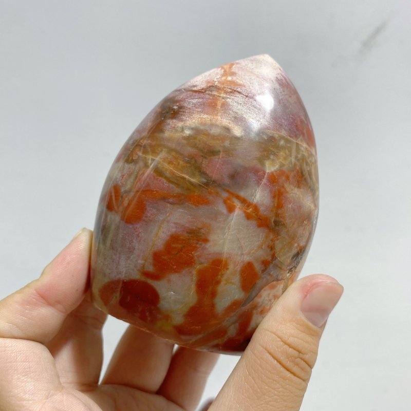 15 Pieces Petrified Wood Stone Arrow Head Shape -Wholesale Crystals