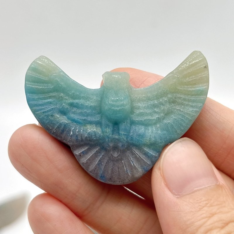 15 Pieces Trolleite Stone Owl Carving - Wholesale Crystals