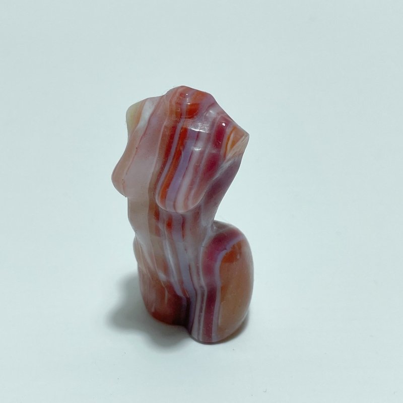 16 Pieces Stripe Agate Goddess Carving - Wholesale Crystals