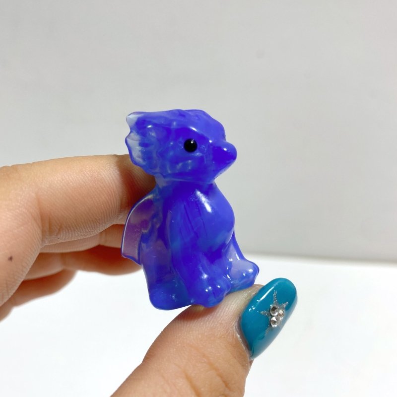 16 Types Mini Flying Dragon Carving Wholesale Yellow Calcite Garnet Sodalite - Wholesale Crystals