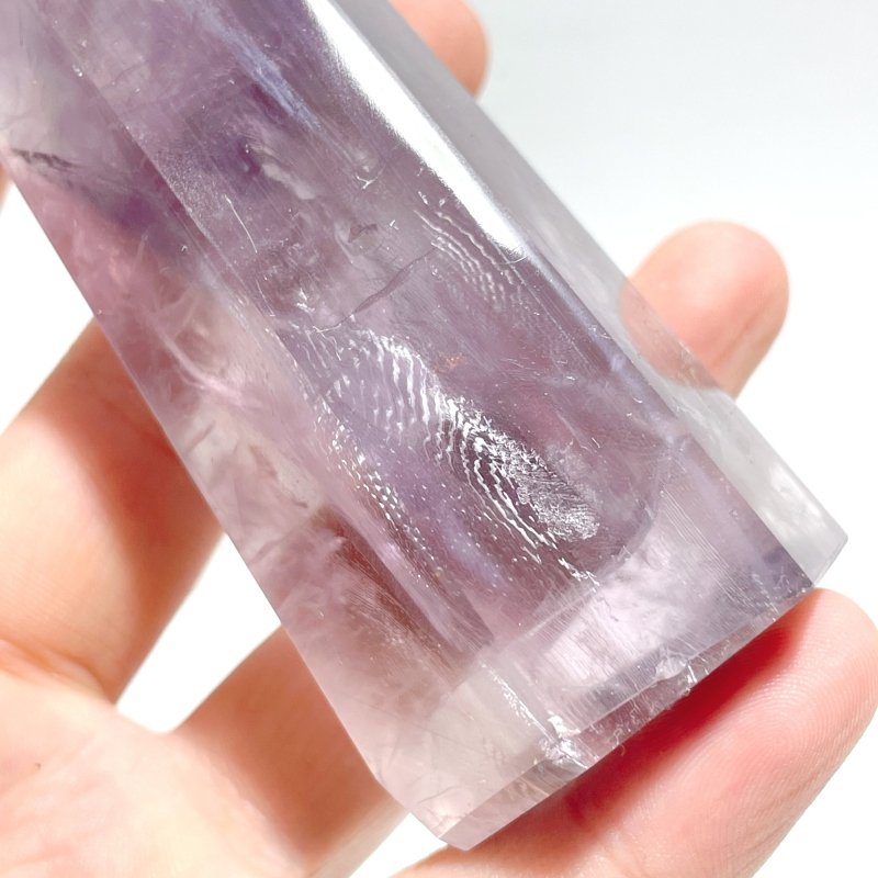 18 Pieces God's Fingerprint Amethyst Light Purple Tower Point - Wholesale Crystals