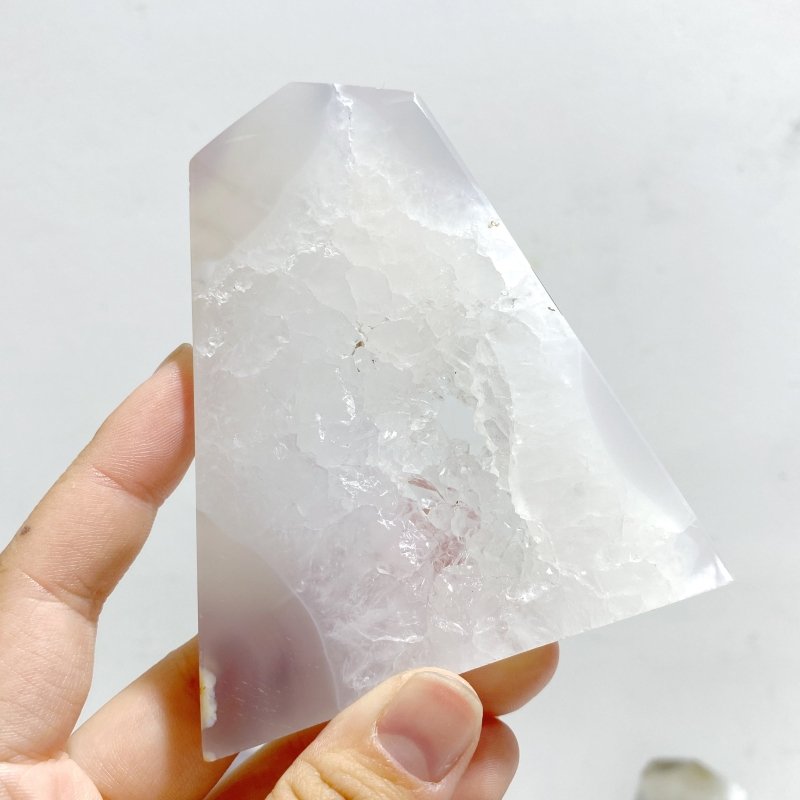 19 Pieces Geode Druzy Agate Four - sided Tower Point - Wholesale Crystals