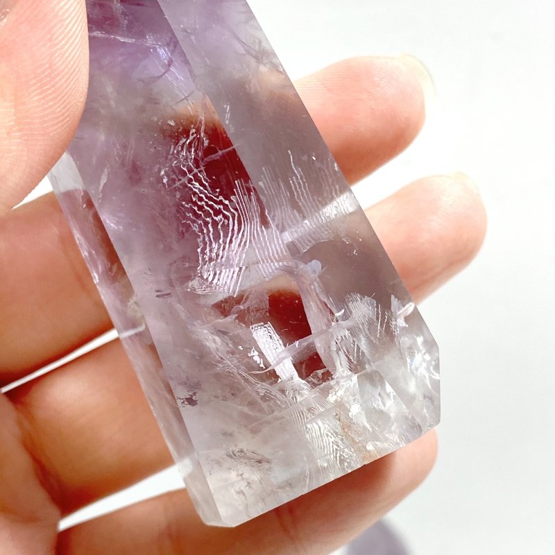 19 Pieces God's Fingerprint Light Purple Amethyst Tower Point -Wholesale Crystals