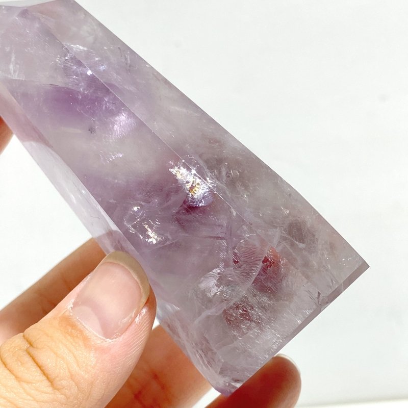 19 Pieces God's Fingerprint Light Purple Amethyst Tower Point -Wholesale Crystals