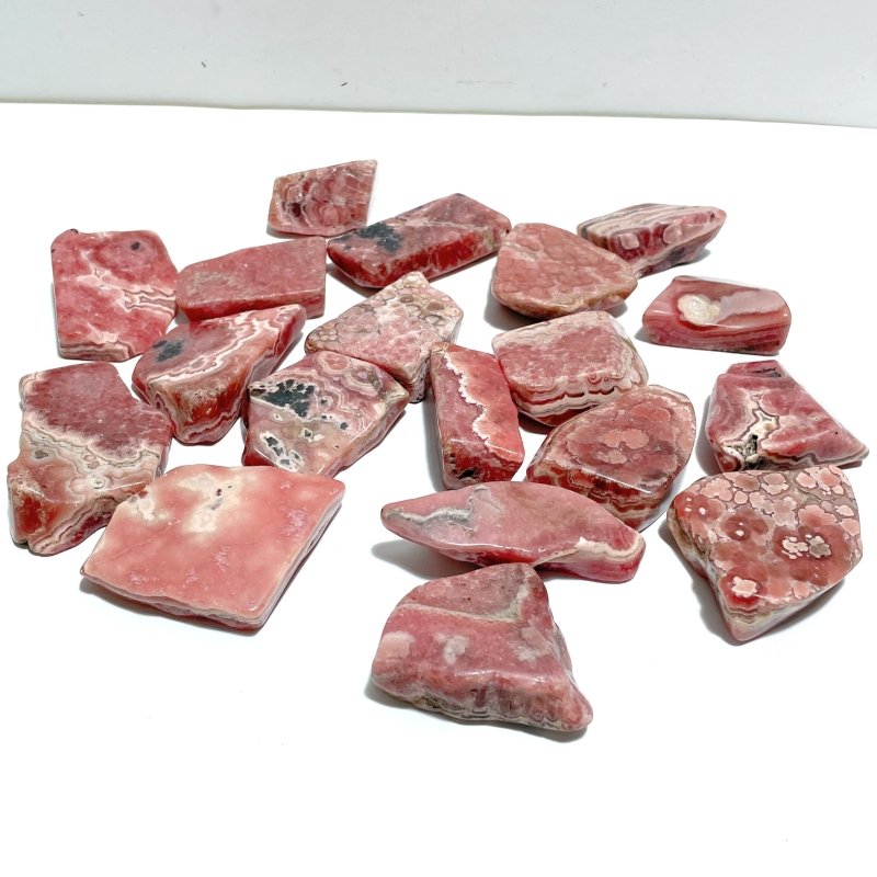 19 Pieces Rhodochrosite Free Form Mixed Size - Wholesale Crystals
