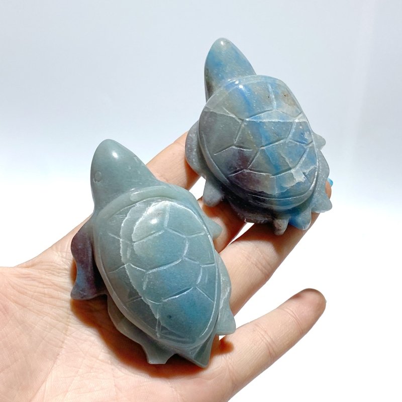 19 Pieces Trolleite Stone Sea Turtles Carving - Wholesale Crystals