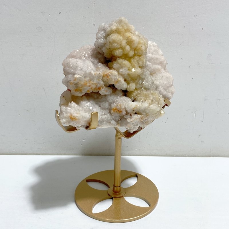 2 Pieces Raw Stilbite Specimen With Stand #4 -Wholesale Crystals
