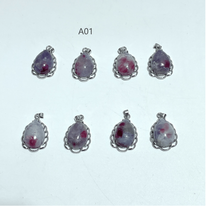 2 Styles Unicorn Stone Pendant Wholesale - Wholesale Crystals