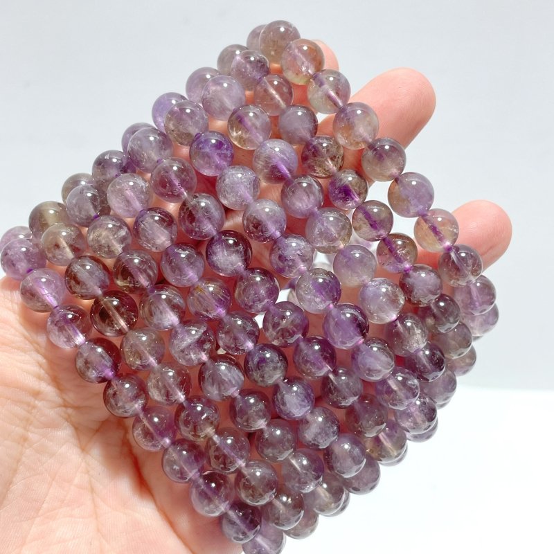 20 Pieces 8mm Ametrine Bracelets - Wholesale Crystals