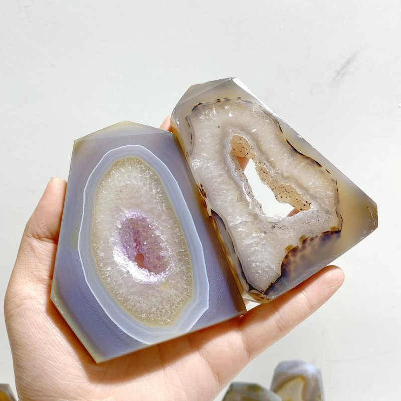21 Pieces Beautiful Geode Agate Tower - Wholesale Crystals