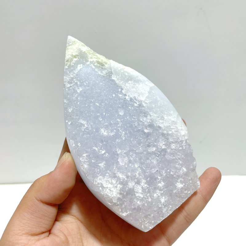 21 Pieces Blue Chalcedony Arrow Head Shape - Wholesale Crystals