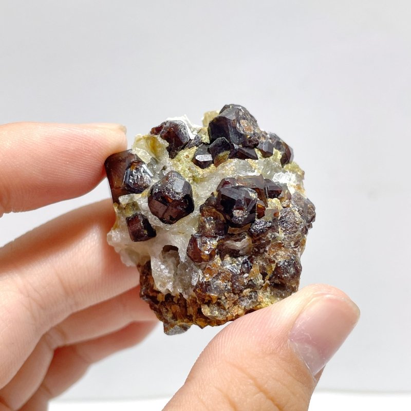 21 Pieces Small Raw Garnet Specimen - Wholesale Crystals