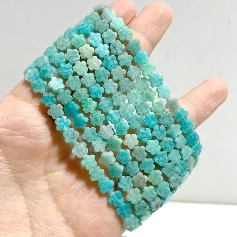 22 Types Flower Shape Bracelets Wholesale Green Aventurine Amazonite Moss Agate -Wholesale Crystals