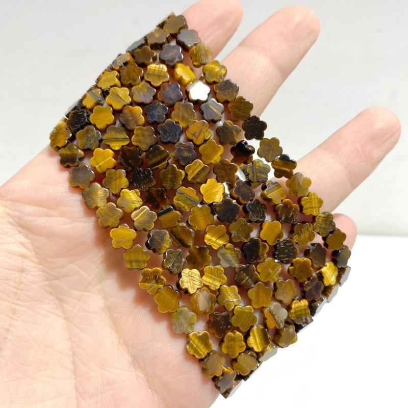 22 Types Flower Shape Bracelets Wholesale Green Aventurine Amazonite Moss Agate -Wholesale Crystals