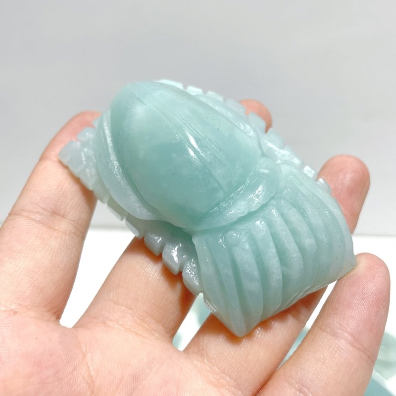 23 Pieces Caribbean Calcite Sea Animals Carving - Wholesale Crystals