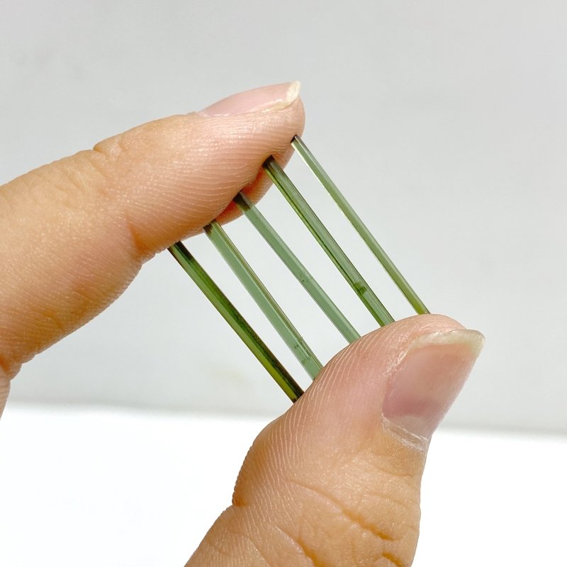 235 Pieces Gem Grade Rough Green Tourmaline for Making Jewelry - Wholesale Crystals