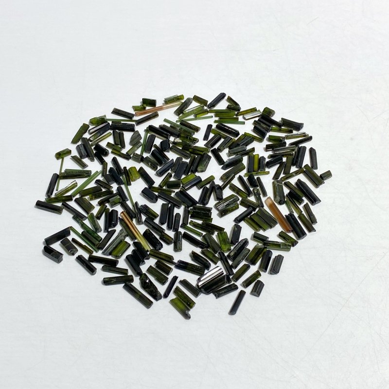 235 Pieces Gem Grade Rough Green Tourmaline for Making Jewelry - Wholesale Crystals