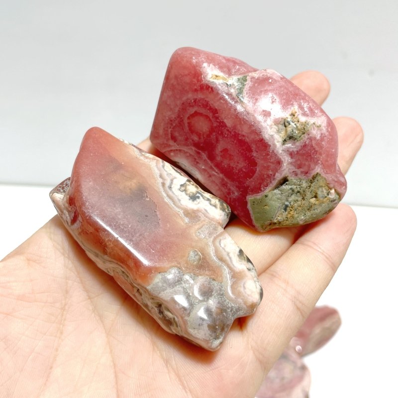 24 Pieces Rhodochrosite Free Form Mixed Size - Wholesale Crystals