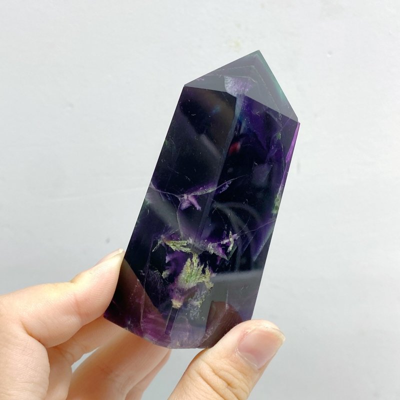 26 Pieces Feather Fluorite Four - sided Tower - Wholesale Crystals