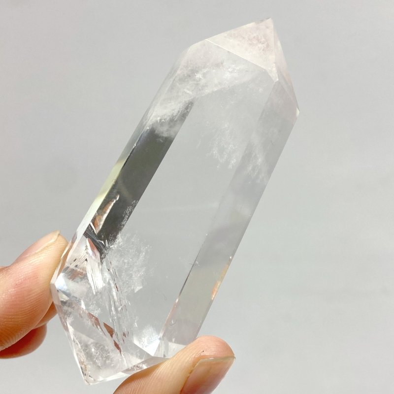27 Pieces Clear Quartz Double Points - Wholesale Crystals