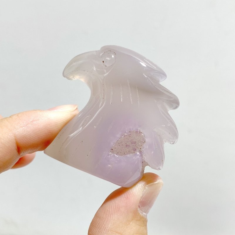 27 Pieces Geode Druzy Agate Eagle Carving -Wholesale Crystals
