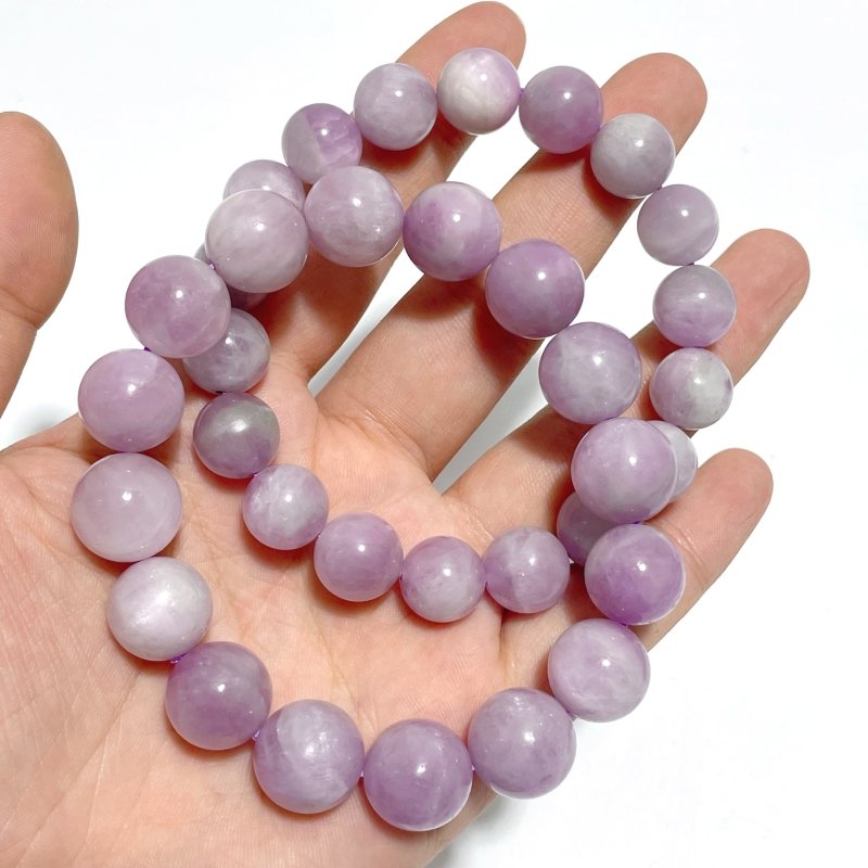 28 Pieces Purple Spodumene Kunzite Bracelets - Wholesale Crystals