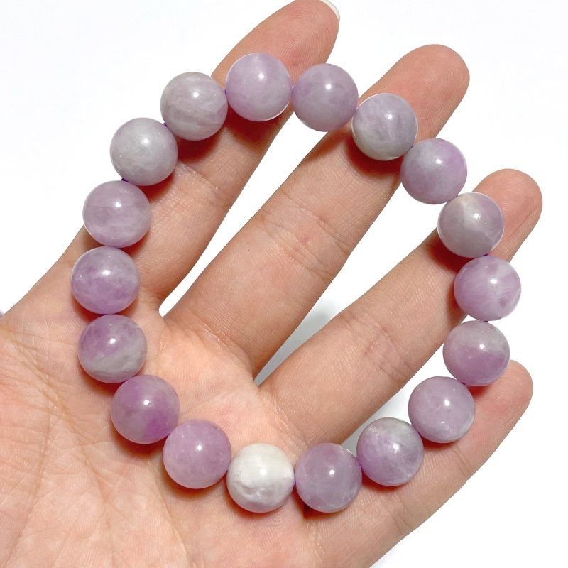 28 Pieces Purple Spodumene Kunzite Bracelets - Wholesale Crystals