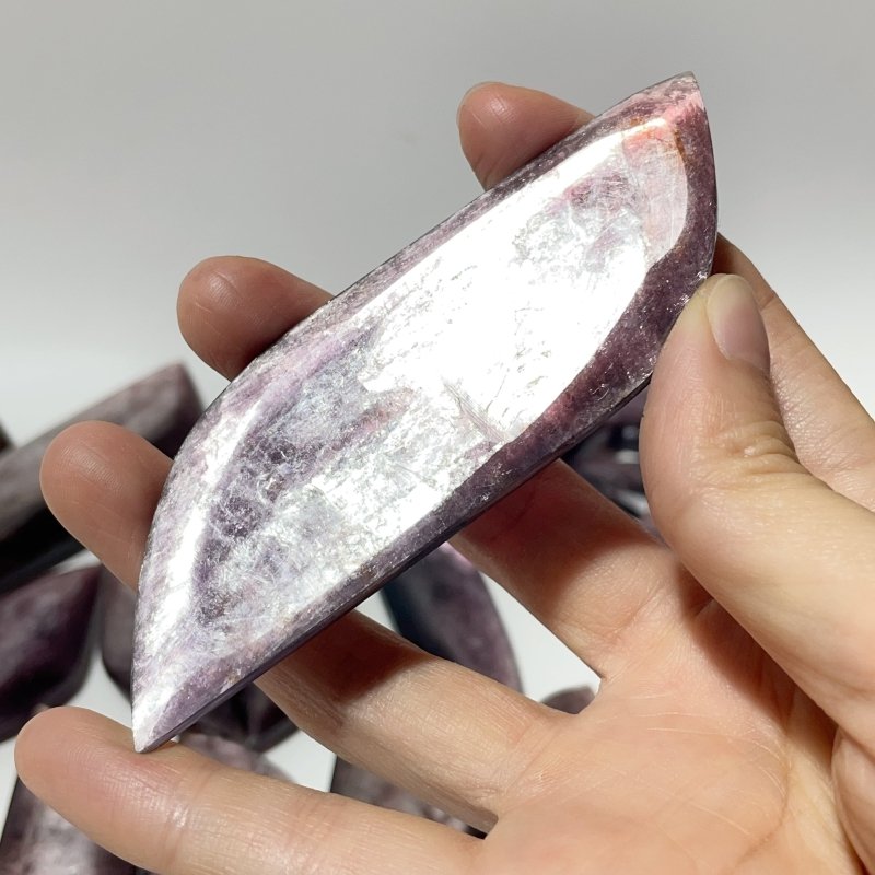 29 Pieces High Quality Purple Flash Lepidolite Leaf -Wholesale Crystals