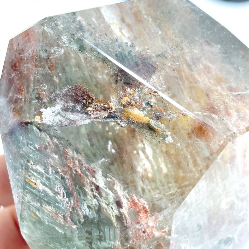 3 Pieces Garden Quartz Free Form With Stand - Wholesale Crystals