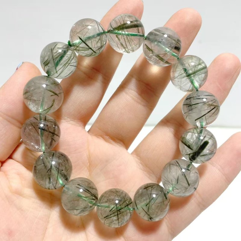 3 Pieces Green Tourmaline Bracelets - Wholesale Crystals