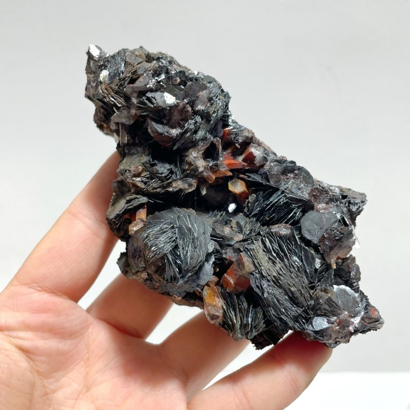 3 Pieces Raw Specularite Crystal Specimen Specular Hematite - Wholesale Crystals