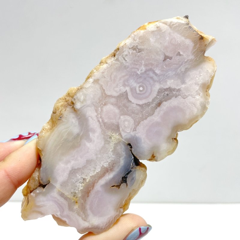 31 Pieces Beautiful Sakura Flower Agate Slab - Wholesale Crystals