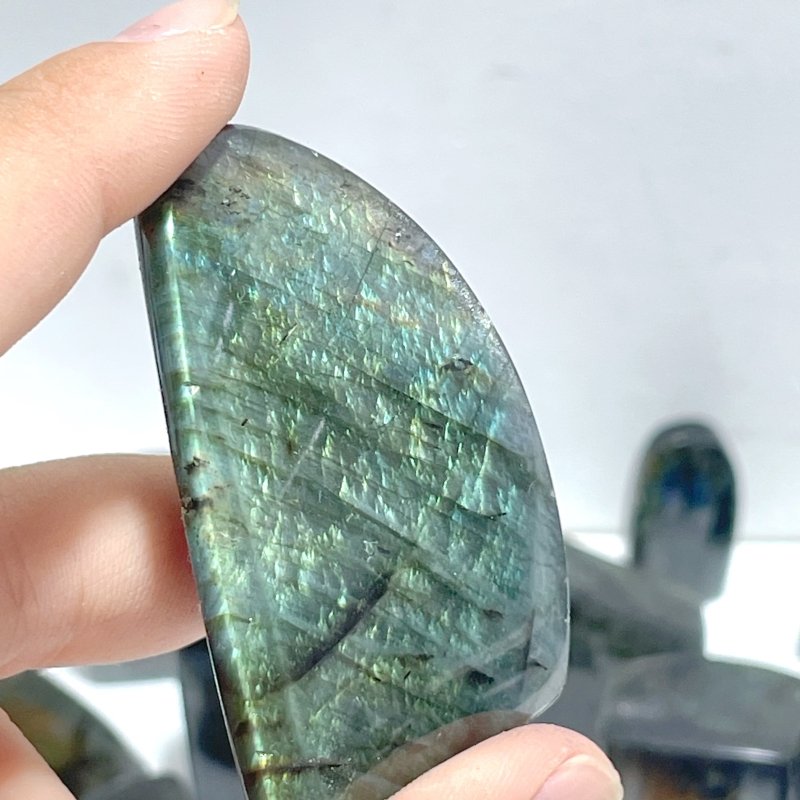 33 Pieces Labradorite High Quality Polished Free Form - Wholesale Crystals