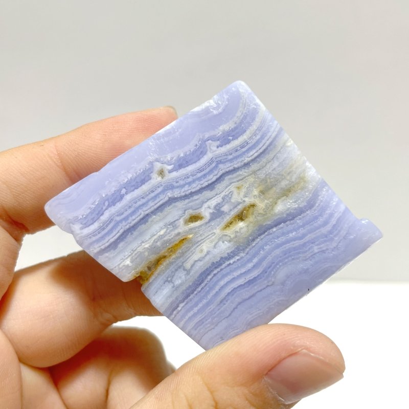 37 Pieces Beautiful Blue Lace Agate Free Form Mixed Size - Wholesale Crystals