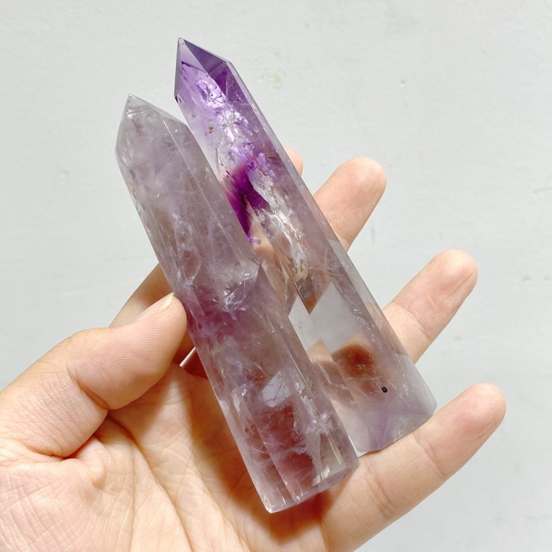38 Pieces God's Fingerprint Amethyst Tower Point -Wholesale Crystals