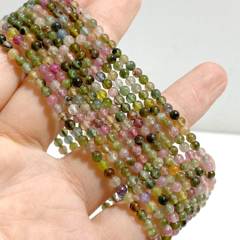 3mm Colorful Tourmaline Bracelets Wholesale -Wholesale Crystals