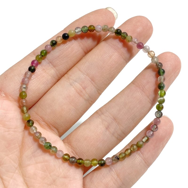 3mm Colorful Tourmaline Bracelets Wholesale -Wholesale Crystals