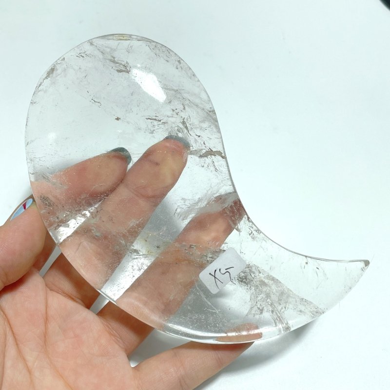 4 Pairs Taijitu Symbol With Stand Clear Quartz Obsidian Sodalite Fire Quartz - Wholesale Crystals